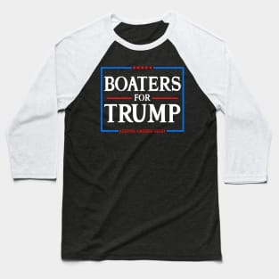 Boaters For Trump Keeping America Great 2020 Baseball T-Shirt